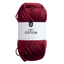 Ladda upp bild till gallerivisning, Soft Cotton Maroon red