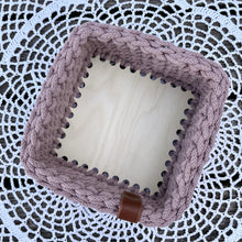 Ladda upp bild till gallerivisning, Materialkit - "Jenna" fyrkantiga och runda korgar