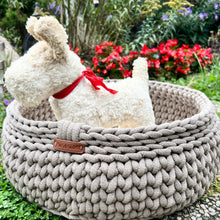 Ladda upp bild till gallerivisning, Materialkit - "Donna" virka en stor korg med kraftig botten