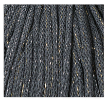 Ladda upp bild till gallerivisning, SHINY CHARCOAL Premium 5 mm. mjukt bomullssnöre