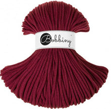 Ladda upp bild till gallerivisning, WINE RED Premium 5 mm. mjukt bomullssnöre