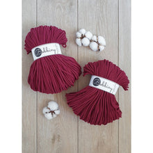 Ladda upp bild till gallerivisning, WINE RED Premium 5 mm. mjukt bomullssnöre