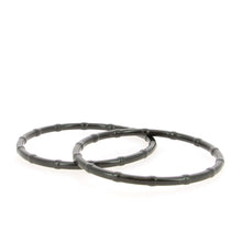 Ladda upp bild till gallerivisning, Väskhandtag runda svarta 2-p.