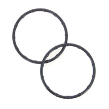 Ladda upp bild till gallerivisning, Väskhandtag runda svarta 2-p.