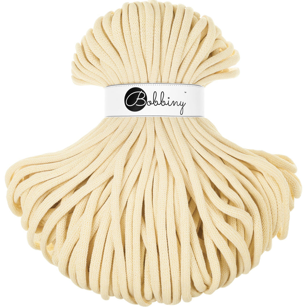 BUTTER YELLOW Jumbo 9 mm. 1,2 kg. mjukt bomullssnöre