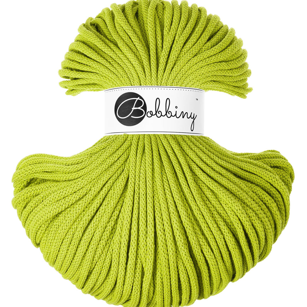 DOPAMINE LIME Premium 5 mm. mjukt bomullssnöre