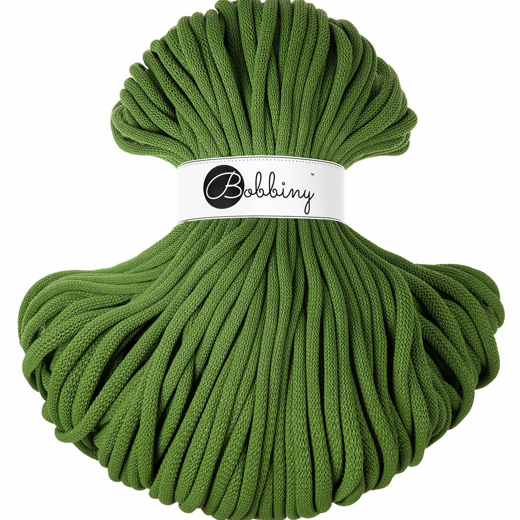 MOSS GREEN Jumbo 9 mm. 1,2 kg. mjukt bomullssnöre