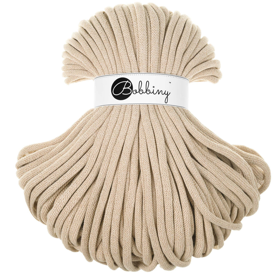 Jumbo Cotton Cord 9 mm Warm Beige 1,2 kg